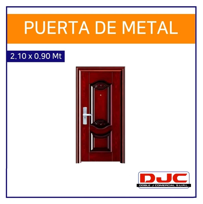 Puerta de Metal 2.10 × 0.90 (Wuxi-219)