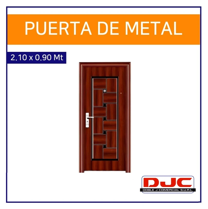 Puerta de Metal 2.10 × 0.90 (Yiwu-219)